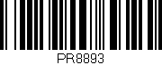 Código de barras (EAN, GTIN, SKU, ISBN): 'PR8893'