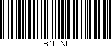 Código de barras (EAN, GTIN, SKU, ISBN): 'R10LNI'