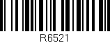 Código de barras (EAN, GTIN, SKU, ISBN): 'R6521'