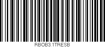 Código de barras (EAN, GTIN, SKU, ISBN): 'RBOB3.1TRESB'