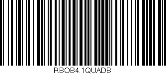 Código de barras (EAN, GTIN, SKU, ISBN): 'RBOB4.1QUADB'