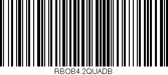 Código de barras (EAN, GTIN, SKU, ISBN): 'RBOB4.2QUADB'