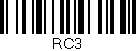 Código de barras (EAN, GTIN, SKU, ISBN): 'RC3'