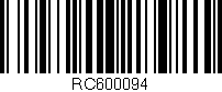Código de barras (EAN, GTIN, SKU, ISBN): 'RC600094'