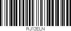 Código de barras (EAN, GTIN, SKU, ISBN): 'RJ12ELN'