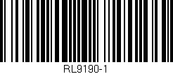 Código de barras (EAN, GTIN, SKU, ISBN): 'RL9190-1'