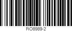 Código de barras (EAN, GTIN, SKU, ISBN): 'RO8989-2'