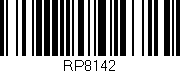 Código de barras (EAN, GTIN, SKU, ISBN): 'RP8142'