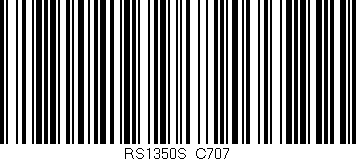 Código de barras (EAN, GTIN, SKU, ISBN): 'RS1350S/C707'