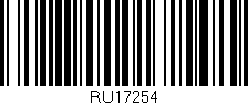 Código de barras (EAN, GTIN, SKU, ISBN): 'RU17254'