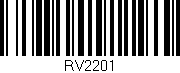 Código de barras (EAN, GTIN, SKU, ISBN): 'RV2201'