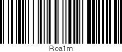 Código de barras (EAN, GTIN, SKU, ISBN): 'Rca1m'