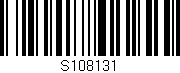 Código de barras (EAN, GTIN, SKU, ISBN): 'S108131'