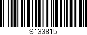 Código de barras (EAN, GTIN, SKU, ISBN): 'S133815'