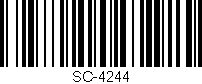 Código de barras (EAN, GTIN, SKU, ISBN): 'SC-4244'