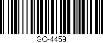 Código de barras (EAN, GTIN, SKU, ISBN): 'SC-4459'