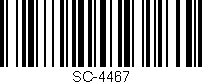 Código de barras (EAN, GTIN, SKU, ISBN): 'SC-4467'