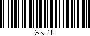 Código de barras (EAN, GTIN, SKU, ISBN): 'SK-10'