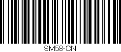 Código de barras (EAN, GTIN, SKU, ISBN): 'SM58-CN'