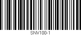 Código de barras (EAN, GTIN, SKU, ISBN): 'SNV100-1'