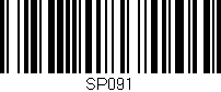 Código de barras (EAN, GTIN, SKU, ISBN): 'SP091'