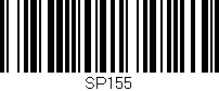 Código de barras (EAN, GTIN, SKU, ISBN): 'SP155'