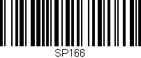 Código de barras (EAN, GTIN, SKU, ISBN): 'SP166'