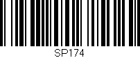 Código de barras (EAN, GTIN, SKU, ISBN): 'SP174'