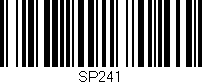 Código de barras (EAN, GTIN, SKU, ISBN): 'SP241'