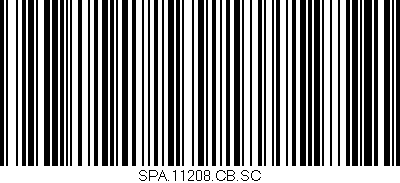 Código de barras (EAN, GTIN, SKU, ISBN): 'SPA.11208.CB.SC'