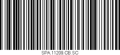Código de barras (EAN, GTIN, SKU, ISBN): 'SPA.11209.CB.SC'