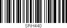 Código de barras (EAN, GTIN, SKU, ISBN): 'SRH440'