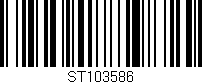Código de barras (EAN, GTIN, SKU, ISBN): 'ST103586'