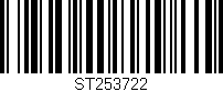 Código de barras (EAN, GTIN, SKU, ISBN): 'ST253722'