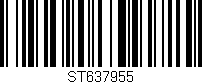 Código de barras (EAN, GTIN, SKU, ISBN): 'ST637955'