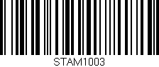 Código de barras (EAN, GTIN, SKU, ISBN): 'STAM1003'