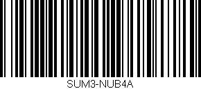 Código de barras (EAN, GTIN, SKU, ISBN): 'SUM3-NUB4A'