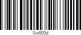 Código de barras (EAN, GTIN, SKU, ISBN): 'Sw800d'