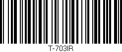 Código de barras (EAN, GTIN, SKU, ISBN): 'T-703IR'