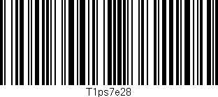Código de barras (EAN, GTIN, SKU, ISBN): 'T1ps7e28'