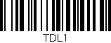 Código de barras (EAN, GTIN, SKU, ISBN): 'TDL1'
