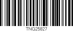 Código de barras (EAN, GTIN, SKU, ISBN): 'TNG25827'