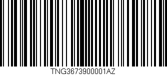 Código de barras (EAN, GTIN, SKU, ISBN): 'TNG3673900001AZ'