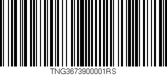 Código de barras (EAN, GTIN, SKU, ISBN): 'TNG3673900001RS'