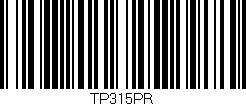 Código de barras (EAN, GTIN, SKU, ISBN): 'TP315PR'