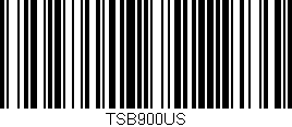 Código de barras (EAN, GTIN, SKU, ISBN): 'TSB900US'