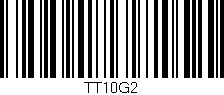 Código de barras (EAN, GTIN, SKU, ISBN): 'TT10G2'