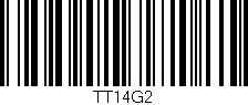 Código de barras (EAN, GTIN, SKU, ISBN): 'TT14G2'