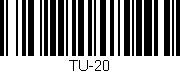 Código de barras (EAN, GTIN, SKU, ISBN): 'TU-20'