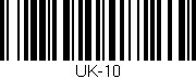 Código de barras (EAN, GTIN, SKU, ISBN): 'UK-10'